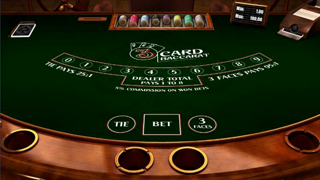 3-Card Baccarat - How to Play