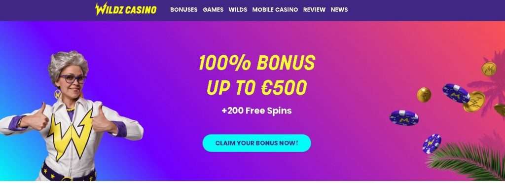 Wildz Casino Bonus