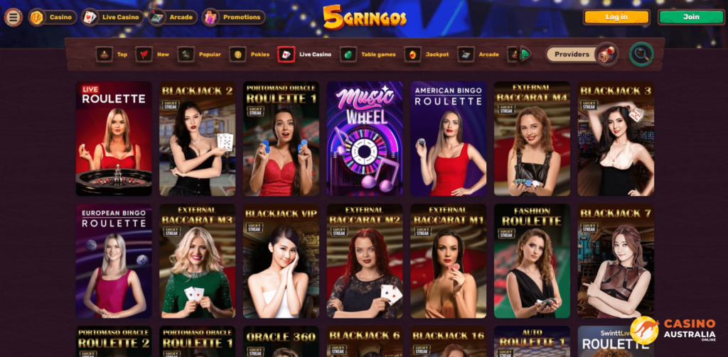 5 Gringos Casino Review