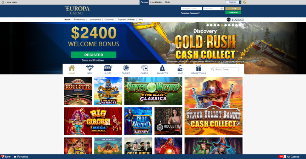 Europa Casino Games