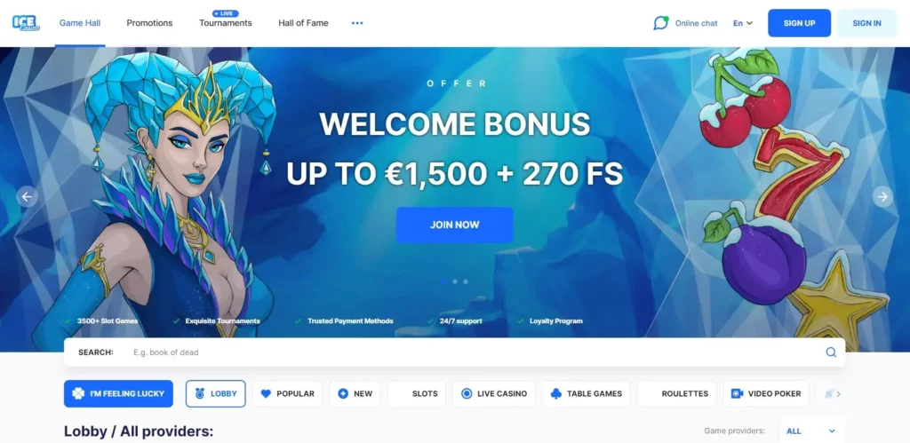 ICE Casino Bonus