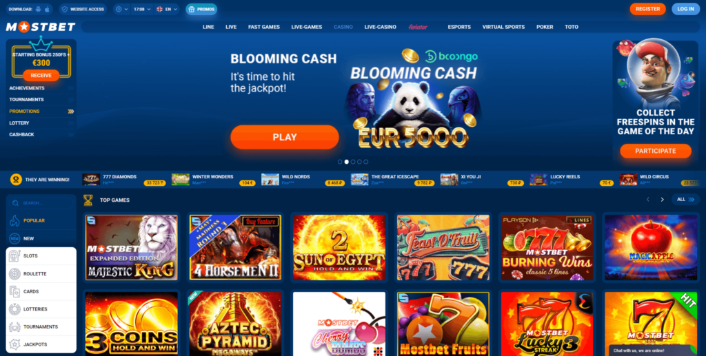 Mostbet Casino Bonus