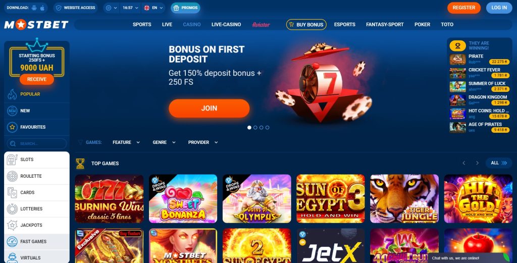 Mostbet Casino Review