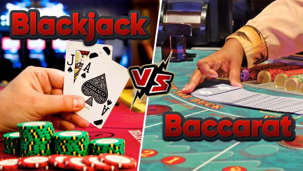 Baccarat och Blackjack - Vad är skillnaden?