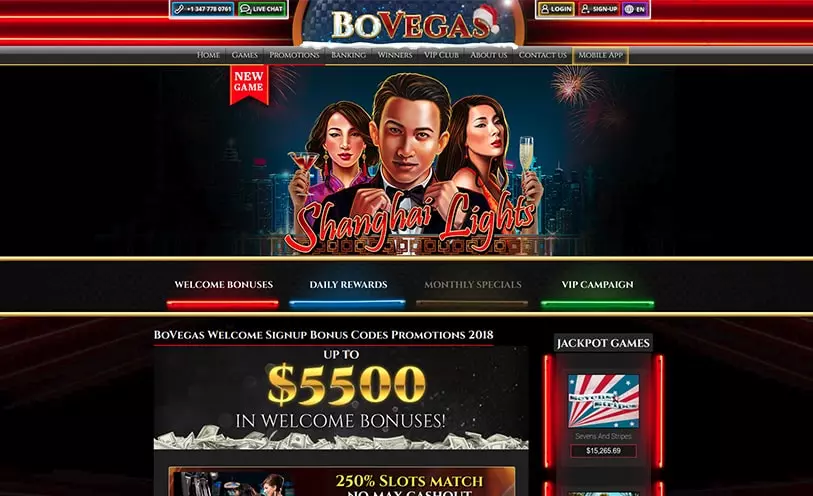 BoVegas Casino Login