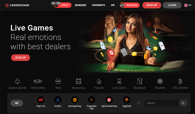 CasinoChan Live Casino