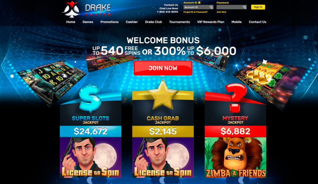 Drake Casino Bonus