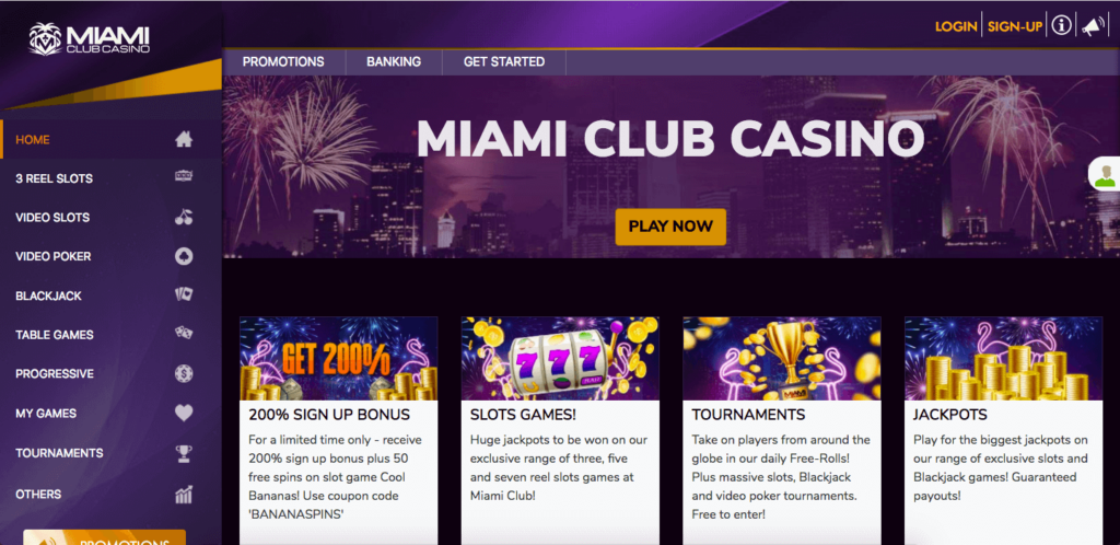 Miami Club Casino Review