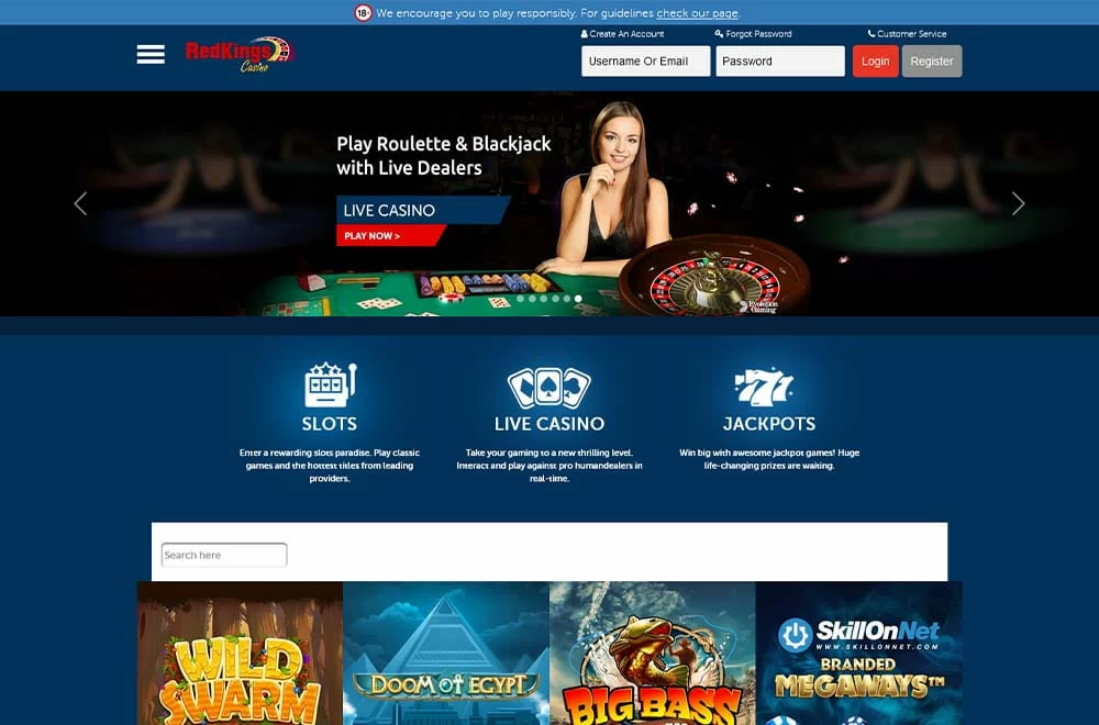 RedKings Live Casino