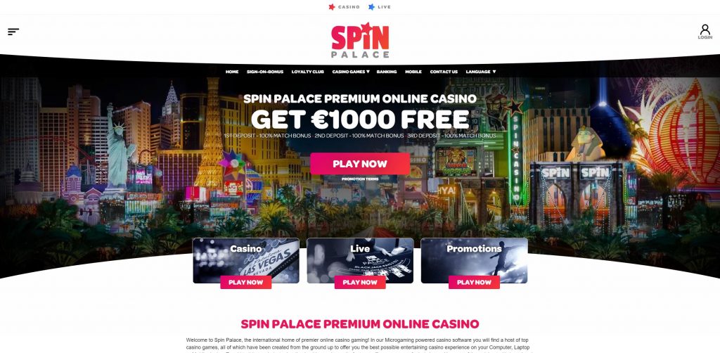 Spin Palace Online Casino