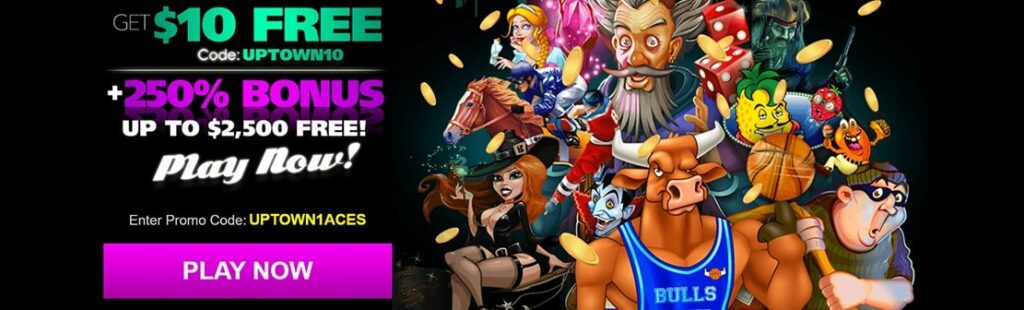 Uptown Aces No Deposit Bonus Codes