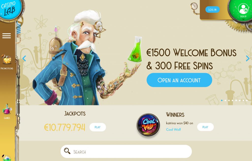 Casino Lab Welcome Bonus