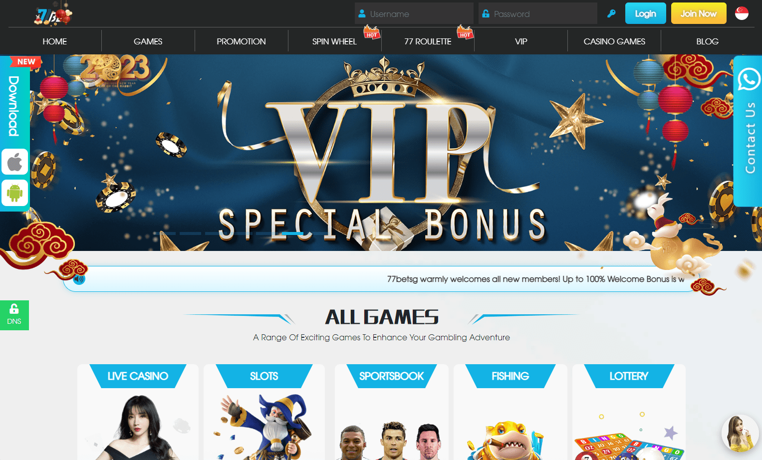 77bet Vip Bonus