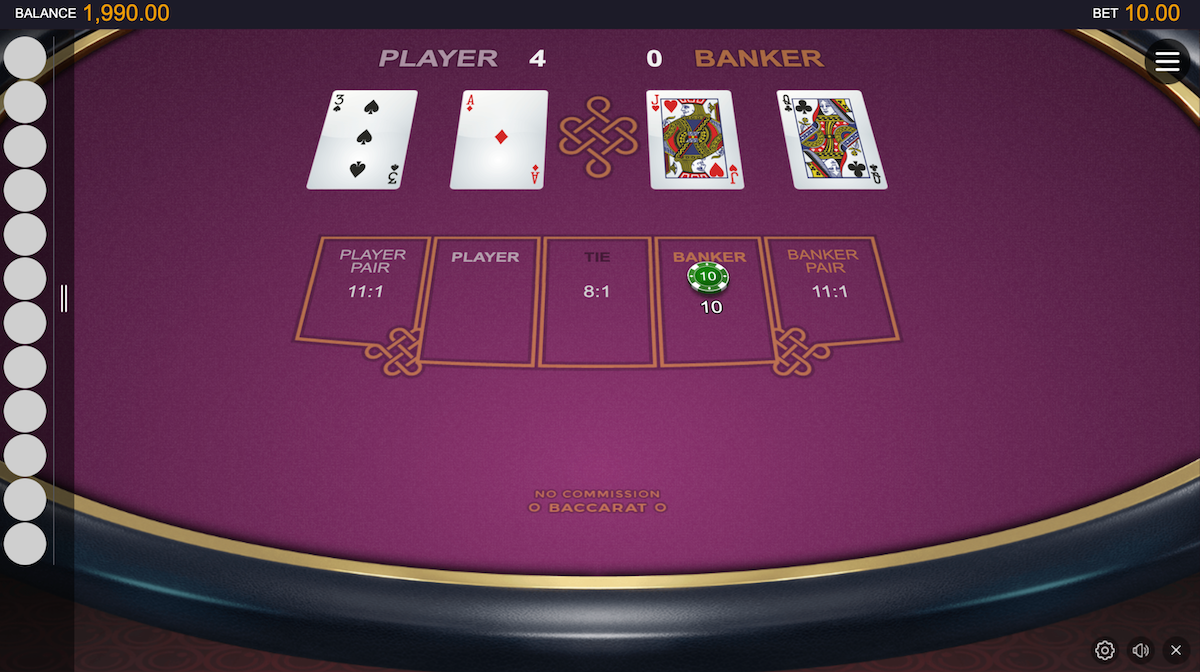 Baccarat with BCH